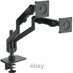 Bestand Premium Dual Monitor Stand Dual Monitor Mount for LED LCD, Up to Gray