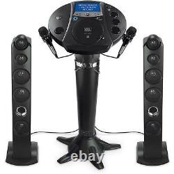 Bluetooth Singing Machine Pedestal Karaoke System 7LCD Color Monitor Microphone
