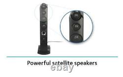 Bluetooth Singing Machine Pedestal Karaoke System 7LCD Color Monitor Microphone