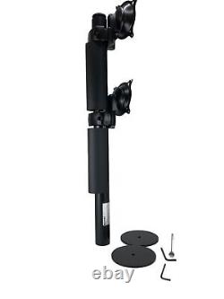 Chief Flat Panel Dual Vertical Monitor Table Stand Black KTP230B