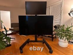 Chief MFCUB DUAL Flat Panel/TV/Monitor/Gaming Mobile Adjustable Stand/Cart +more