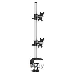 Cotytech Dual Monitor Desk Mount for Apple with Long Pole & 2-in-1 Base