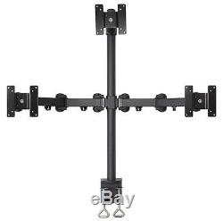 DESK MOUNT TRIPLE LCD MONITOR 13-27 Stands and Supports ST03667