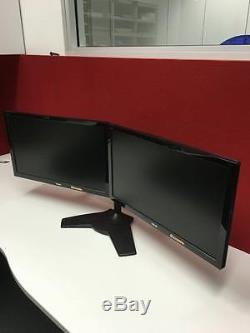 DUAL ASUS VE247H 23.6 Widescreen LED LCD Monitor, built-in Speakers withstand