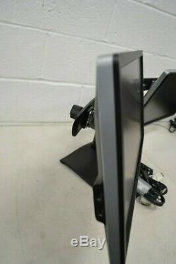 DUAL Dell 22 Widescreen LED LCD Monitor Screen U2212HMc with Ergotron Stand