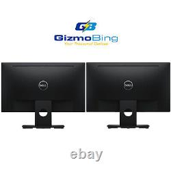 DUAL Dell Matching Widescreen LCD Monitors WithStand WithCables at Best Price Grad A