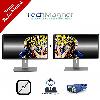 DUAL Matching Dell 22 Widescreen LCD Monitors withDUAL LCD Stand Model Vary