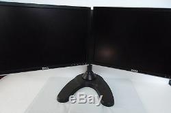 Dell 20 Widescren Dual LCD Monitor 2007WFP with4-Port USB Hub VGA DVI Stand HF730