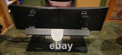 Dell 24 Displays withDual Monitor Stand & Creative Speakers Complete Setup