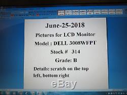 Dell LCD Monitor 30 WithStand UltraSharp Widescreen Flat Panel 3008WFPt 2560x1600