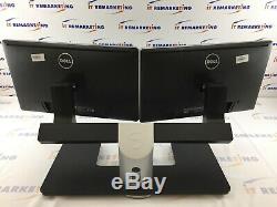 Dell MDS14 Dual Monitor Stand with (2x) P2214Hb 22 LCD Monitors GRADE A Read