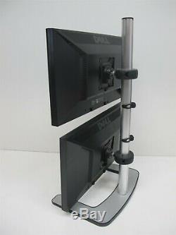 Dell P2211Ht & E2209Wc 21.5 Wide LCD Monitors with Visidec Vertical Dual Stand
