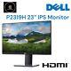Dell P2319H Infinity edge 23 LCD Ultrathin Monitor USB HDMI DP VGA Stand A