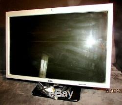 Dell SP2208WFPt 22 WIDESCREEN LCD Monitor WEBCAM W STAND + 3 CORDS