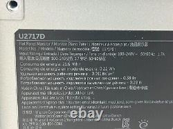 Dell U2717D 27 2560x1440 UltraSharp 60Hz LCD IPS QHD Monitor display NO STAND