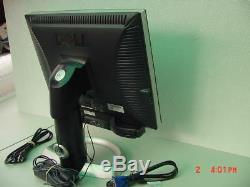 Dell UltraSharp 2001FP 20 wide screen LCD Monitor VGA DVI USB SOUND BAR