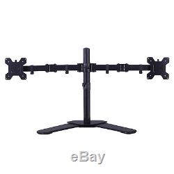 Design Dual Monitor Mount Adjustable Desk Stand for 2 LCD Screens Fit 16-27
