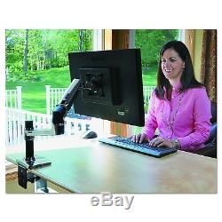 Desk Mount LCD Arm Tall Pole Monitor Stand Swivel Computer Display Extend Adjust