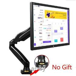 Desktop Gas Spring 17-27 LCD LED Monitor Holder Mount Arm Full Motion Display