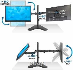 Dual 2x Major Brand 22 LCD Widescreen Monitor 1080p HDMI withStand cables