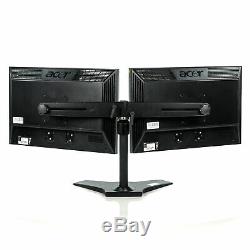 Dual Acer V223W 22 1680x1050 LCD Monitor With Generic Dual Monitor Stand Grade B