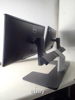 Dual Dell 20 P2214Hb LCD Monitor with Dual Dell Stand, VGA Cable, and Power Cable