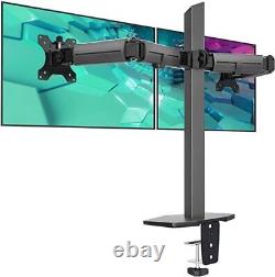Dual Dell HP 1922 23 24 27 LCD Widescreen Monitor withStand Cable VGA 1080p