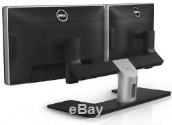 Dual Dell P2415Q 23.8 IPS LCD Monitors With Stand