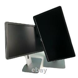Dual Dell Professional P2014Ht 20 Widescreen LCD Monitor with STAND No Cables