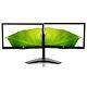 Dual HP S2031 20 Widescreen LCD Monitor 1600x900 with Generic Stand Grade A