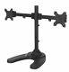 Dual LCD Monitor Free Standing Desk Mount/ Stand Heavy Duty Fully Adjustable