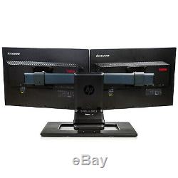 Dual Lenovo LT2252 22 1680x1050 LED LCD Monitors with Adjustable Stand Grade A
