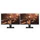 Dual Matching 22 23 24 LCD Widescreen Monitor with Stand Cable 1080p Gaming