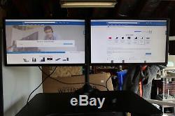 Dual Monitor Dell 23 Widescreen LED LCD HD E2314Hf With Stand