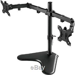 Dual Monitor Stand Mount Double Arm Computer for 13 to 32 inch Multi LCD Screens