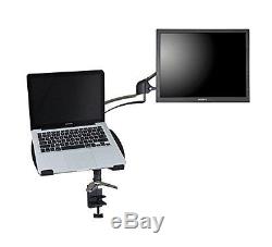 Duronic DM65L1X1 Single LCD LED Desk 13-27 Mount Arm Monitor Laptop Stand