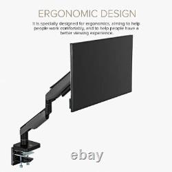 - E19 Heavy-Duty Ultrawide Monitor Arm Premium Steel Fully White/Black