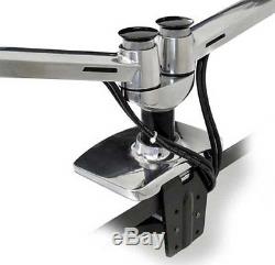 ERGOTRON LX Dual Side-by-Side Arm Desk Mount LCD Monitor Arms 45-245-026