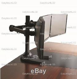 EZM Articulating Triple LCD Monitor Stand Free Standing up to 24 (002-0033)