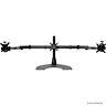 Ergotech 100-D16-B03-TW Triple TW LCD Monitor Desk Stand 16in pole Black