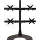 Ergotech Quad Hd Lcd Monitor Desk Stand 28 Pole Black Quad 2 Over 2 WithHea