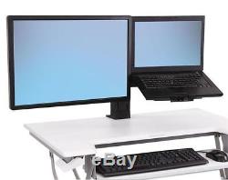 Ergotron Desk Mount Adjustable Monitor Stand LCD Computer Laptop Dual Screens 24