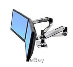 Ergotron LX 45-245-026 Dual Side-by-Side Arm for 24-inch LCD Monitor Aluminum