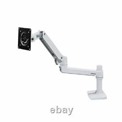Ergotron LX Desk Mount LCD monitor arm aluminum/white 45-241-026 / 45-490-216