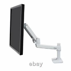 Ergotron LX Desk Mount LCD monitor arm aluminum/white 45-241-026 / 45-490-216