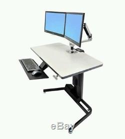 Ergotron SIDE BY SIDE desk mount Monitor Holder Stand Display up to 27 inch LCD