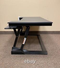 Ergotron WorkFit-TL Sit Stand Desktop Workstation Black/Gray