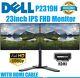 Excellent Dual stand Dell P2319H 23in Full HD 1920x1080 LED-Lit Monitor HDMI A+