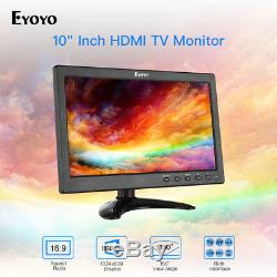 Eyoyo 10 pollici schermo LCD piccolo TV HDMI Monitor TV cucina 1024x600 + Stand