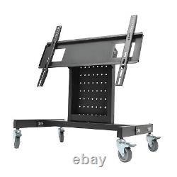 For 32-65 360° Rolling Mount Stand Trolley TV bracket LED LCD Monitor Stand